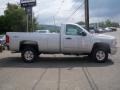 2010 Sheer Silver Metallic Chevrolet Silverado 2500HD LT Regular Cab 4x4  photo #4