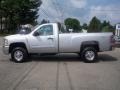 2010 Sheer Silver Metallic Chevrolet Silverado 2500HD LT Regular Cab 4x4  photo #8