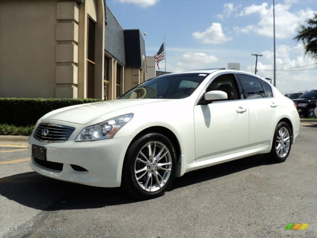 Ivory Pearl White 2008 Infiniti G 35 x S Sedan Exterior Photo #33378065