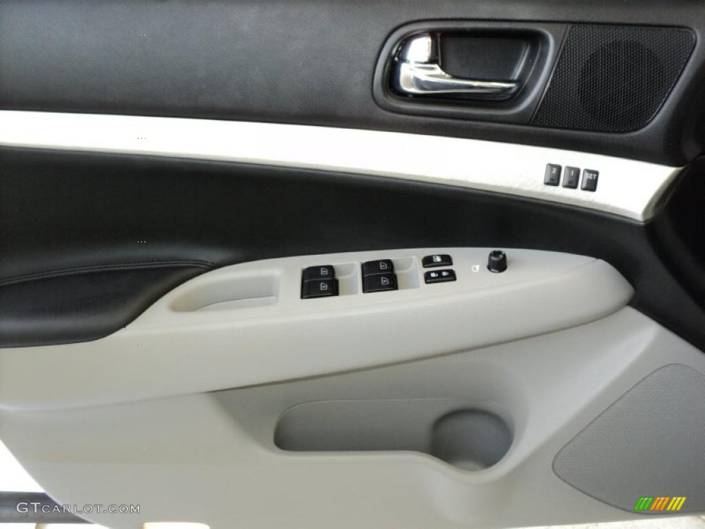 2008 Infiniti G 35 x S Sedan Stone Door Panel Photo #33378185
