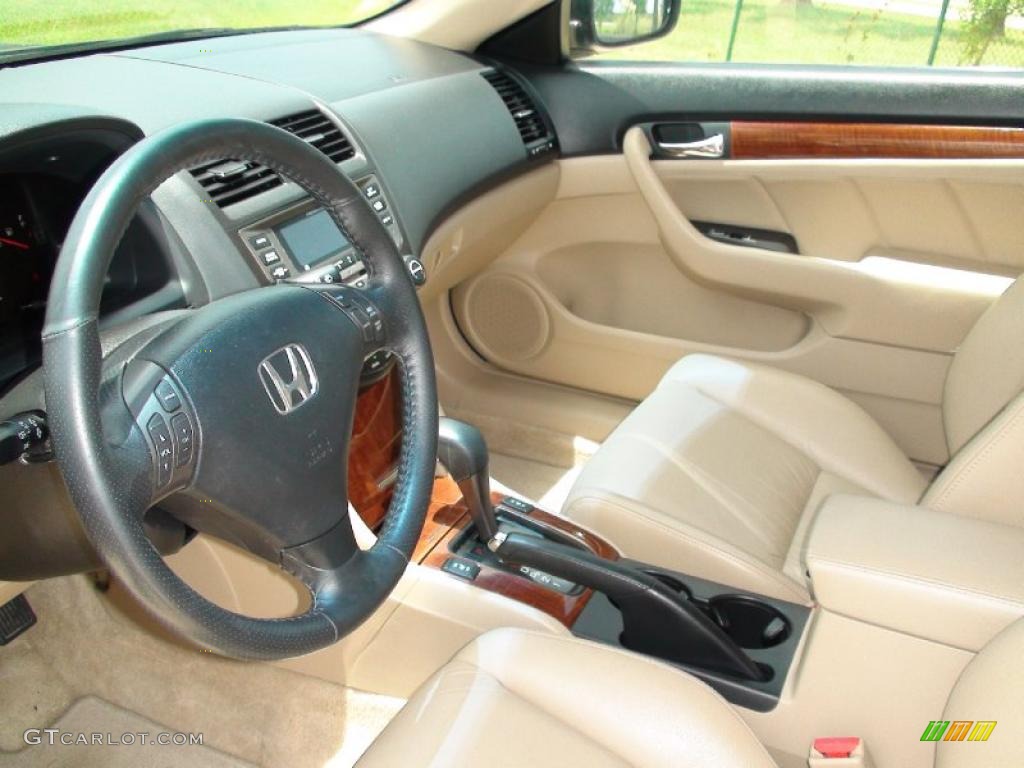 2006 Accord EX V6 Coupe - Sapphire Blue Pearl / Ivory photo #16