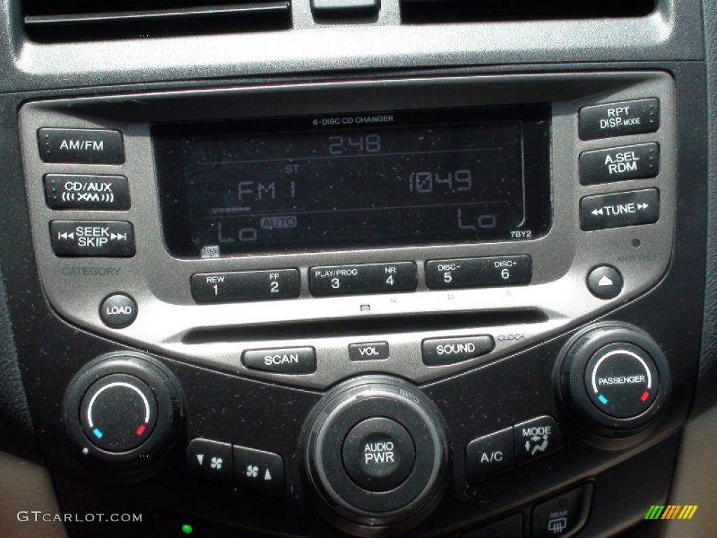 2006 Accord EX V6 Coupe - Sapphire Blue Pearl / Ivory photo #26