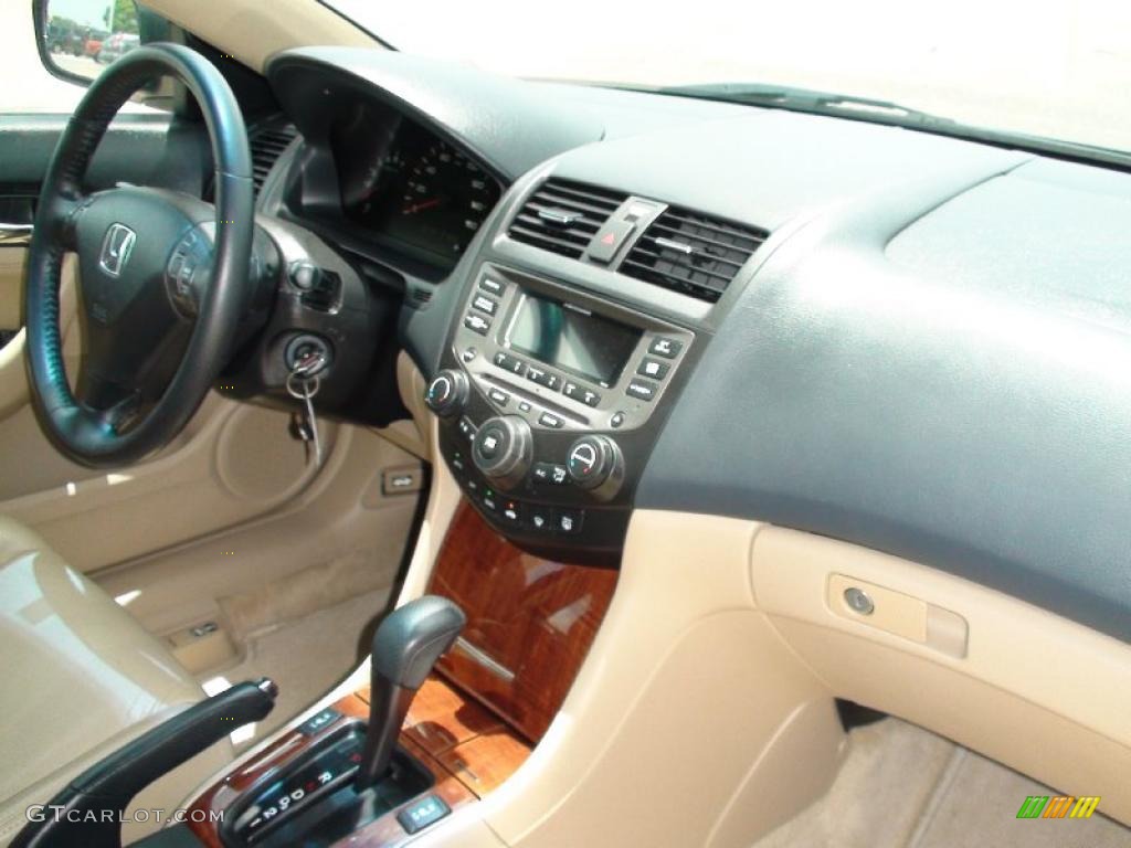 2006 Accord EX V6 Coupe - Sapphire Blue Pearl / Ivory photo #29