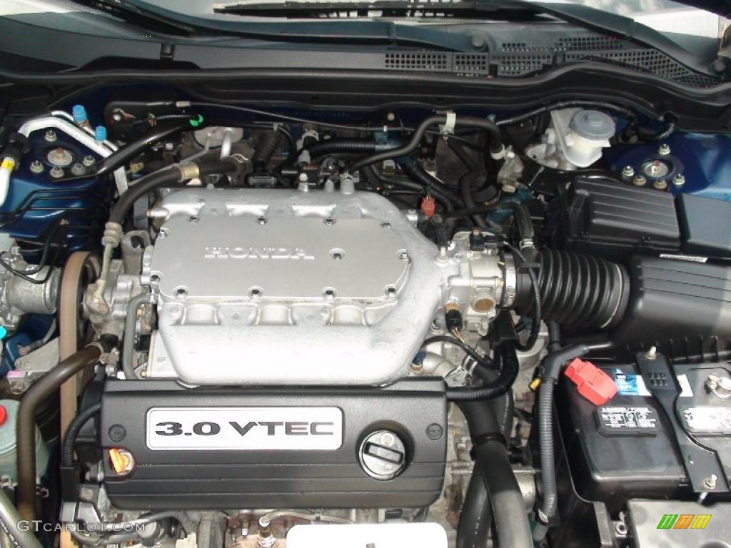 2006 Accord EX V6 Coupe - Sapphire Blue Pearl / Ivory photo #34
