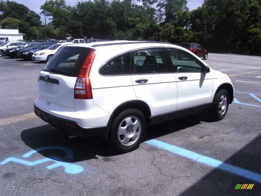 2009 CR-V LX - Taffeta White / Gray photo #3