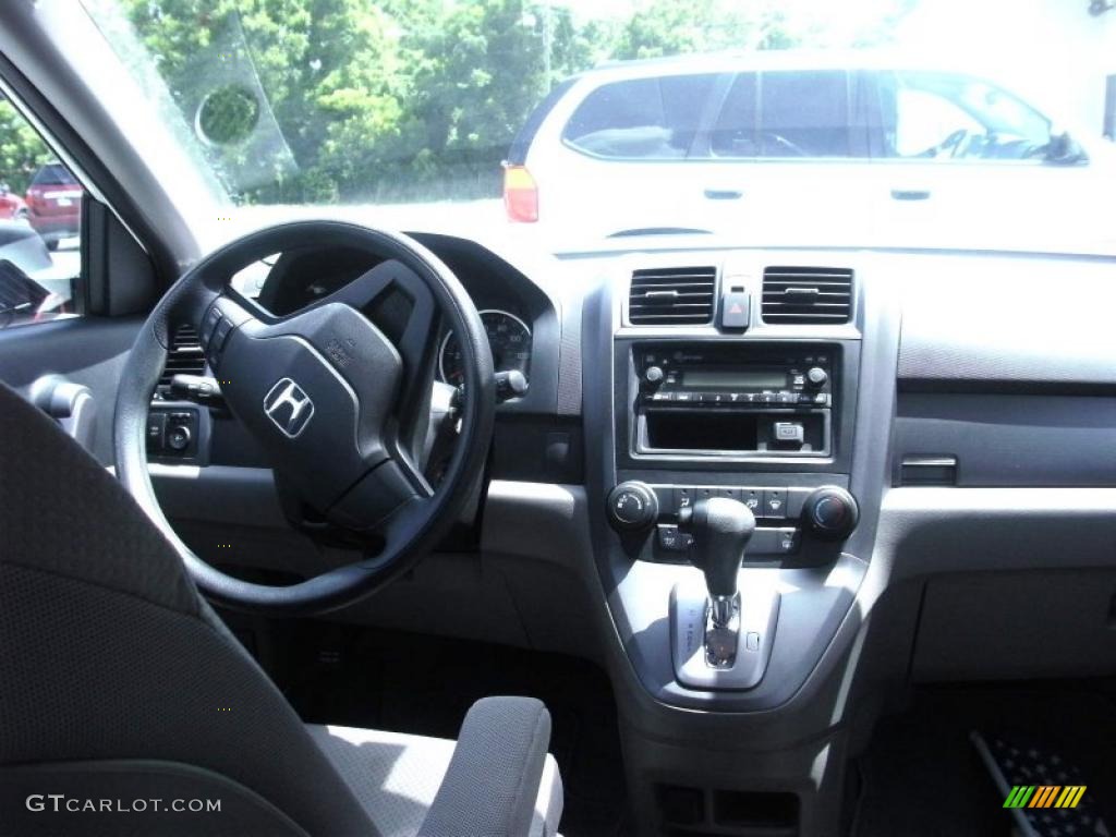 2009 CR-V LX - Taffeta White / Gray photo #6