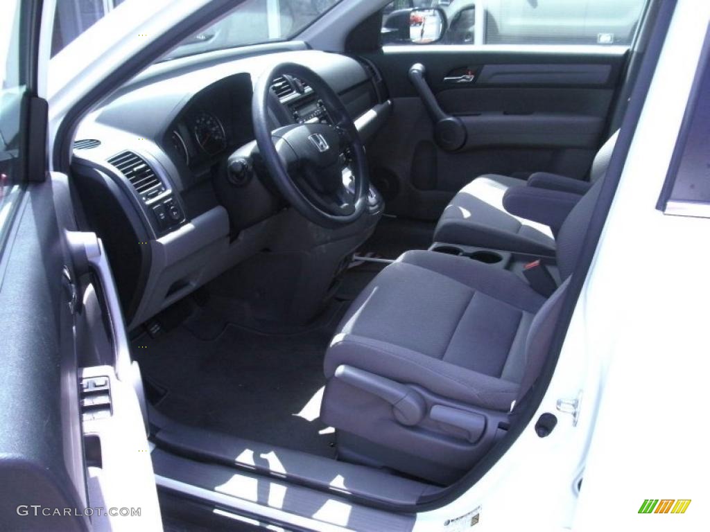 2009 CR-V LX - Taffeta White / Gray photo #10