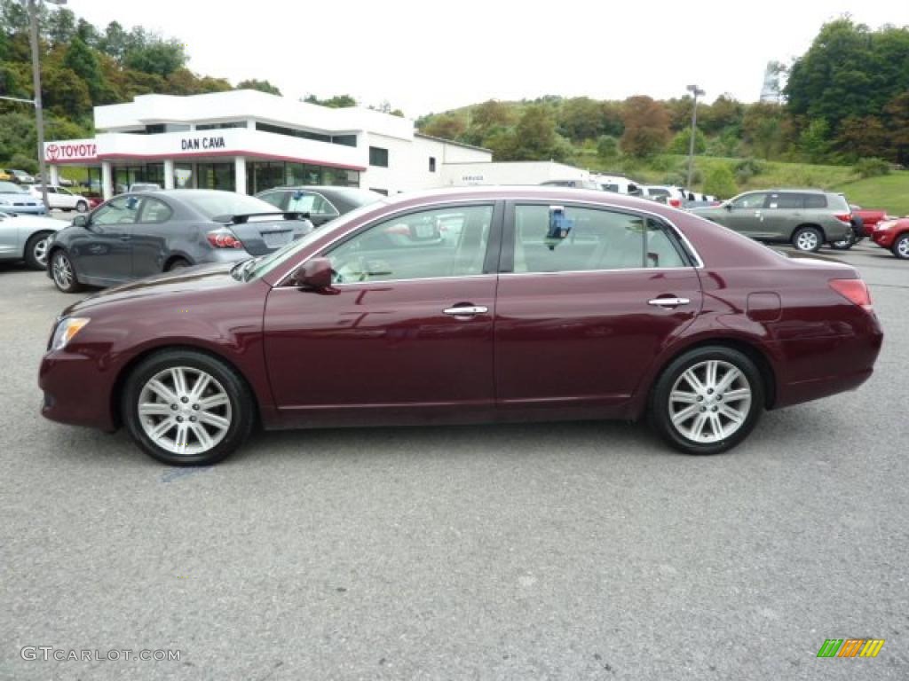 2008 Avalon Limited - Cassis Red Pearl / Ivory Beige photo #4