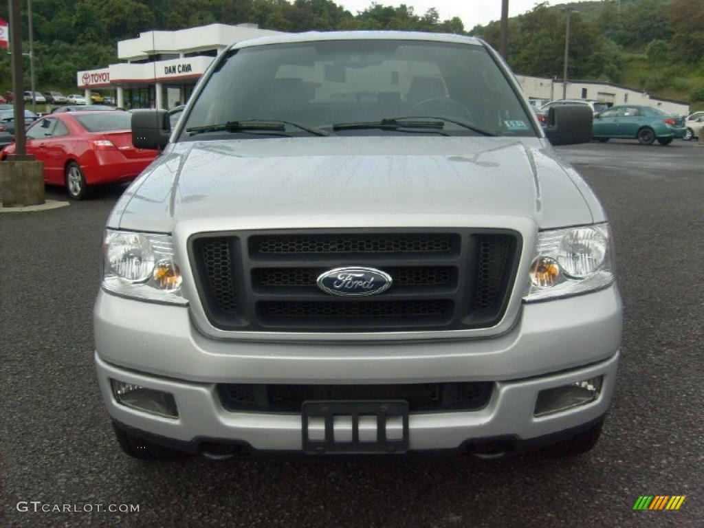 2004 F150 FX4 SuperCrew 4x4 - Silver Metallic / Black photo #2