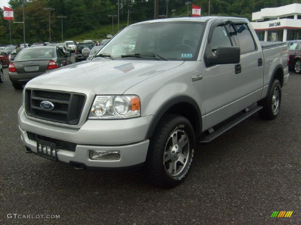 2004 F150 FX4 SuperCrew 4x4 - Silver Metallic / Black photo #3