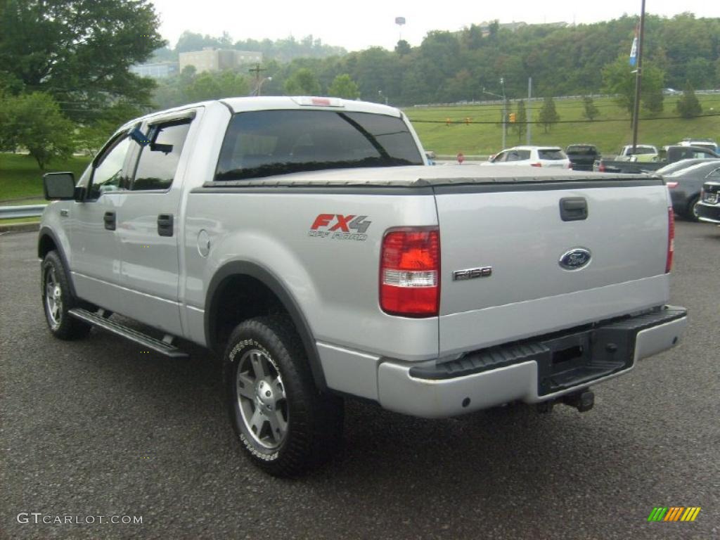 2004 F150 FX4 SuperCrew 4x4 - Silver Metallic / Black photo #5