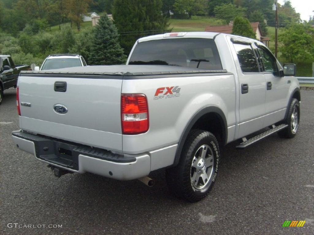 2004 F150 FX4 SuperCrew 4x4 - Silver Metallic / Black photo #7