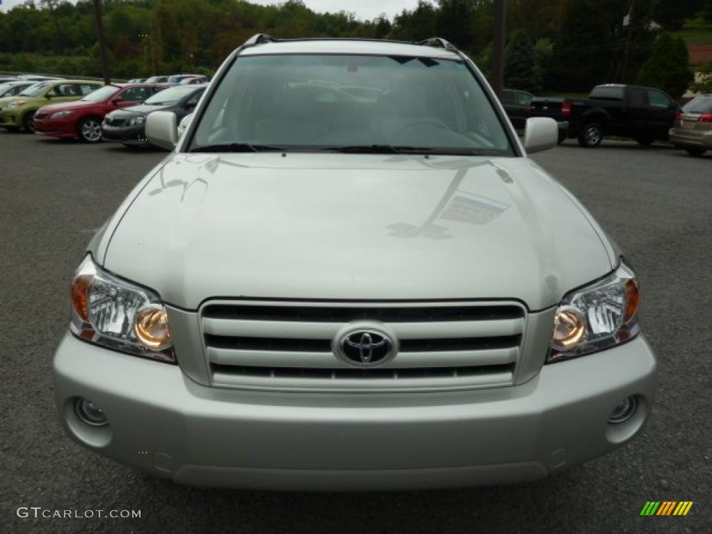 2007 Highlander Limited 4WD - Millenium Silver Metallic / Ash Gray photo #2
