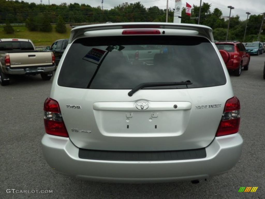 2007 Highlander Limited 4WD - Millenium Silver Metallic / Ash Gray photo #6
