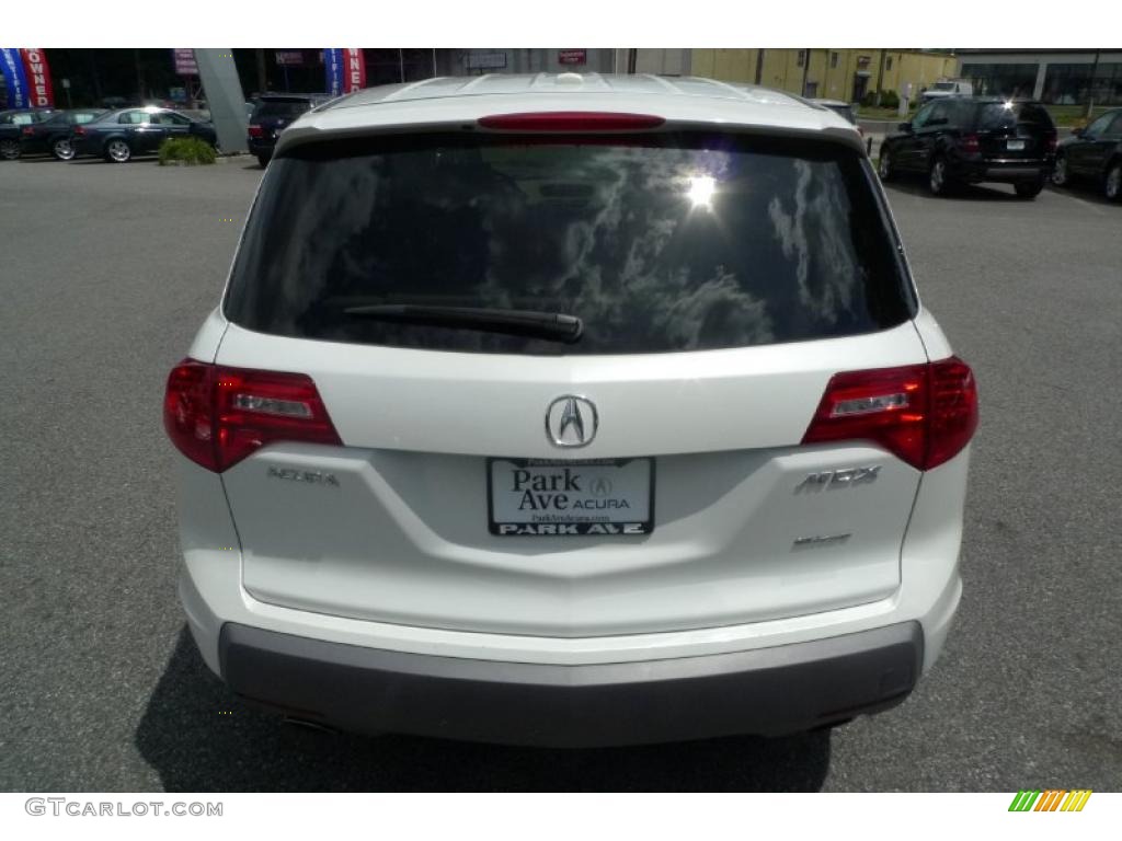 2007 MDX  - Aspen White Pearl / Parchment photo #13