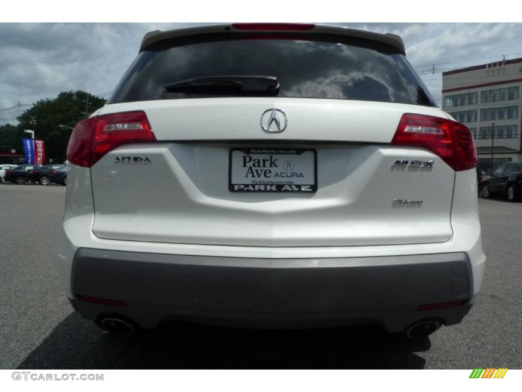 2007 MDX  - Aspen White Pearl / Parchment photo #15