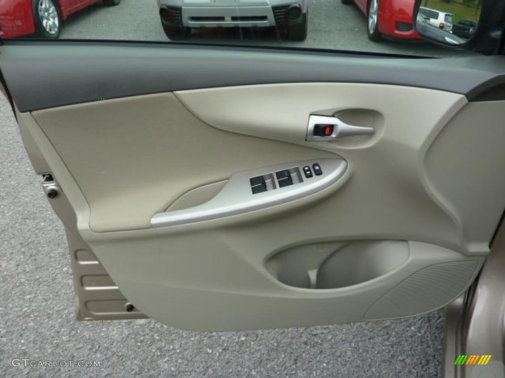 2010 Corolla LE - Desert Sand Metallic / Bisque photo #10