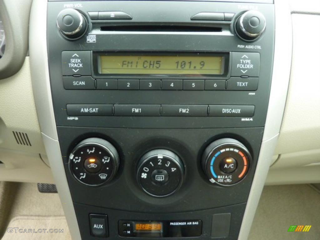 2010 Corolla LE - Desert Sand Metallic / Bisque photo #12