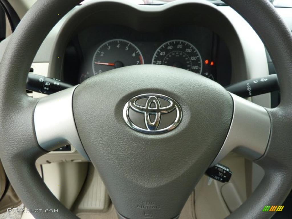 2010 Corolla LE - Desert Sand Metallic / Bisque photo #14