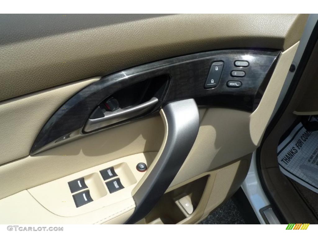 2007 MDX  - Aspen White Pearl / Parchment photo #27