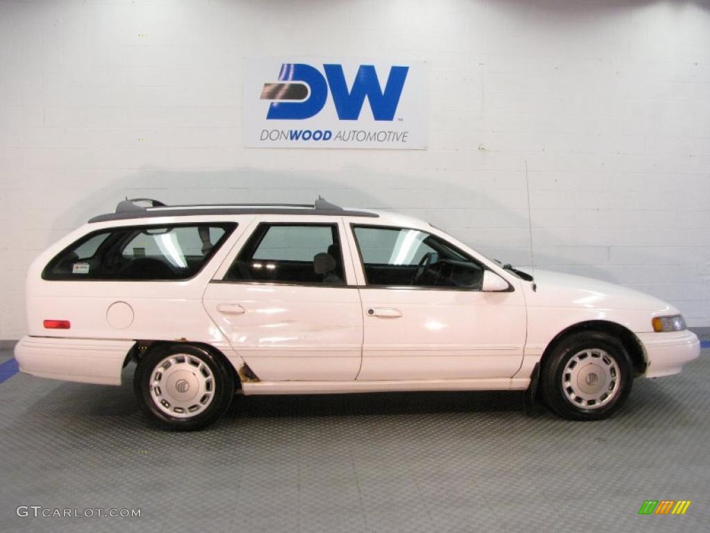 1994 Sable GS Wagon - Vibrant White / Grey photo #6