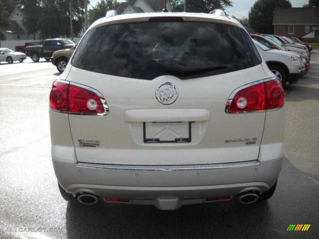 2011 Enclave CXL AWD - White Diamond Tricoat / Cashmere/Cocoa photo #7