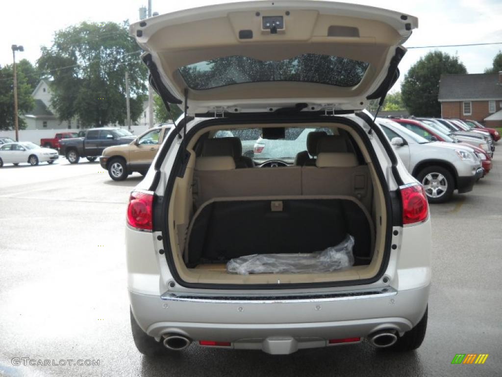 2011 Enclave CXL AWD - White Diamond Tricoat / Cashmere/Cocoa photo #8