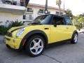 2004 Liquid Yellow Mini Cooper Hardtop  photo #24