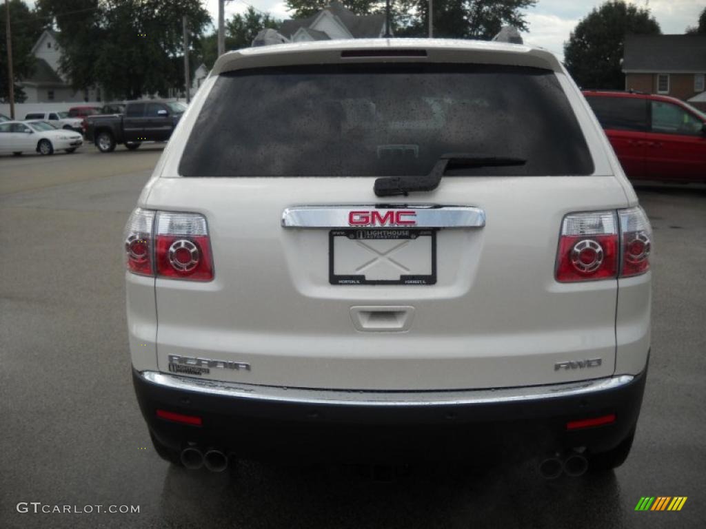 2011 Acadia SLT AWD - White Diamond Tintcoat / Cashmere photo #8