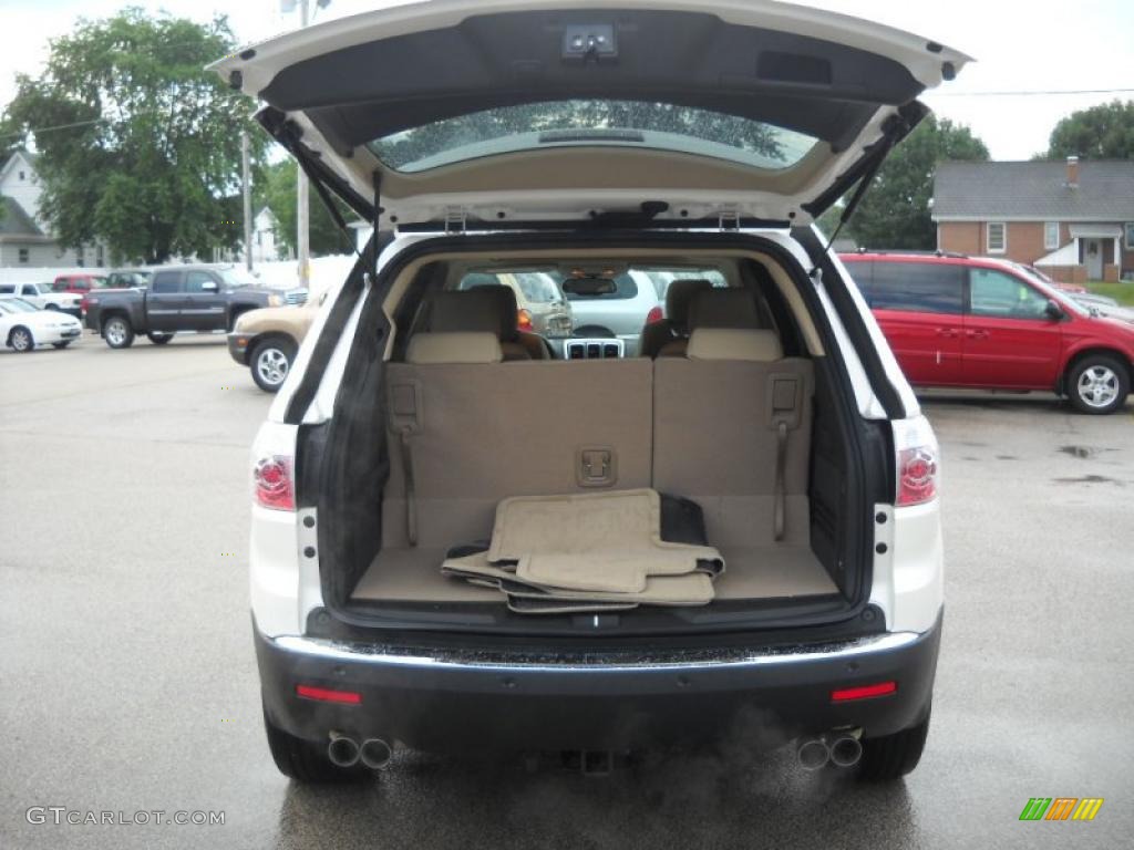 2011 Acadia SLT AWD - White Diamond Tintcoat / Cashmere photo #9