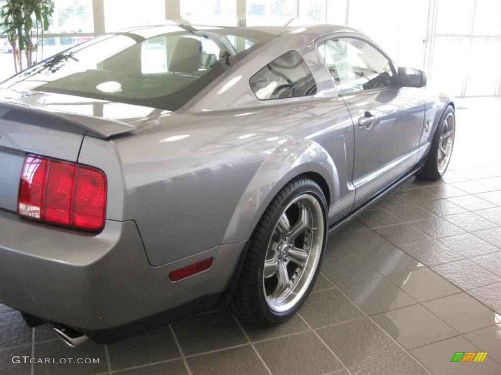 2007 Mustang Shelby GT500 Coupe - Tungsten Grey Metallic / Black Leather photo #6