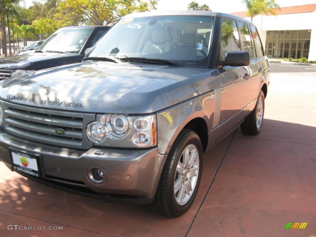 2007 Range Rover HSE - Stornoway Grey Metallic / Ivory/Black photo #1