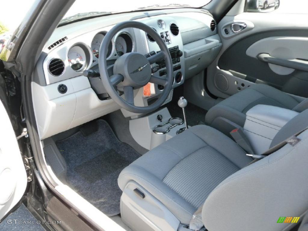 2007 PT Cruiser Convertible - Black / Pastel Slate Gray photo #19