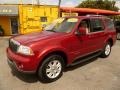 2003 Vivid Red Metallic Lincoln Aviator Luxury AWD  photo #3