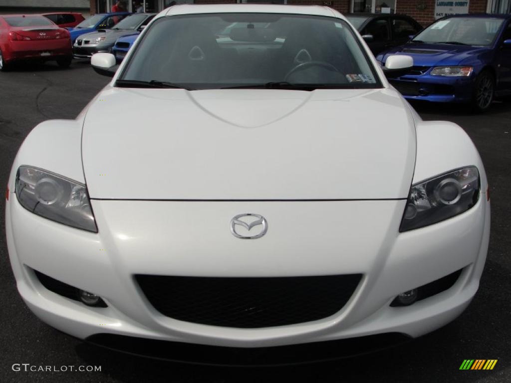 2007 RX-8 Touring - Crystal White Pearl / Black photo #3