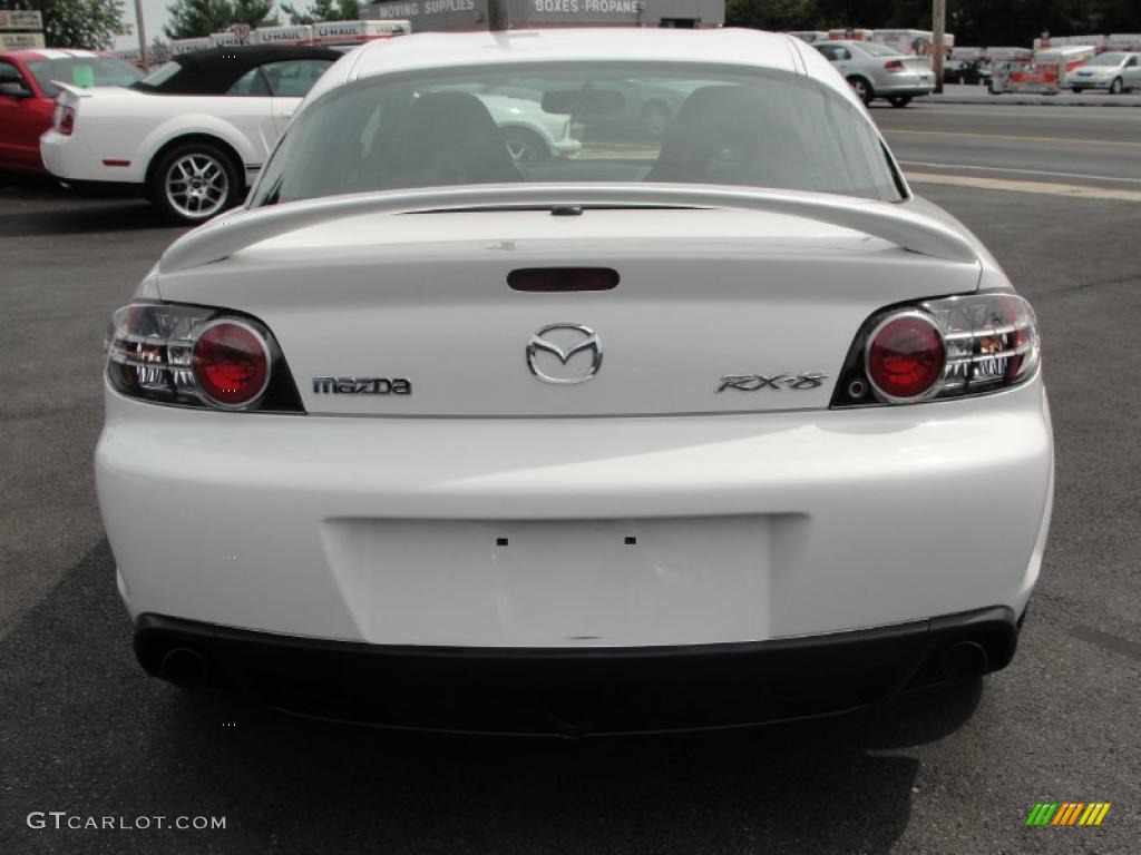 2007 RX-8 Touring - Crystal White Pearl / Black photo #6
