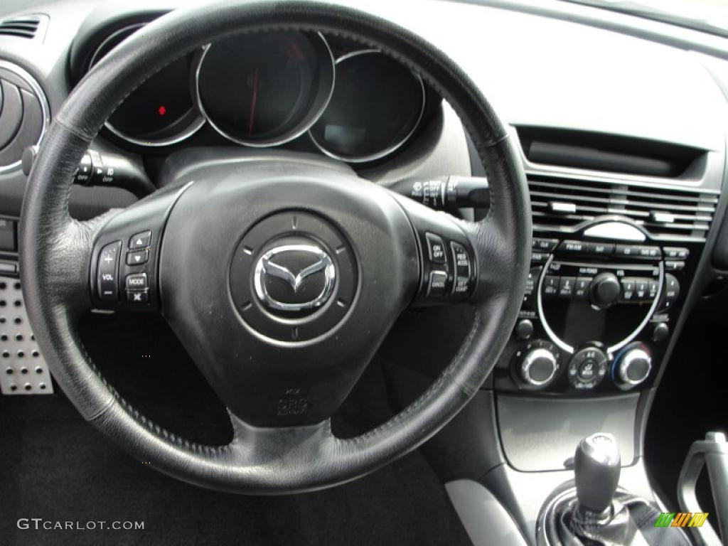 2007 RX-8 Touring - Crystal White Pearl / Black photo #10