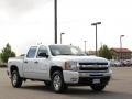 2009 Summit White Chevrolet Silverado 1500 LT Crew Cab 4x4  photo #9