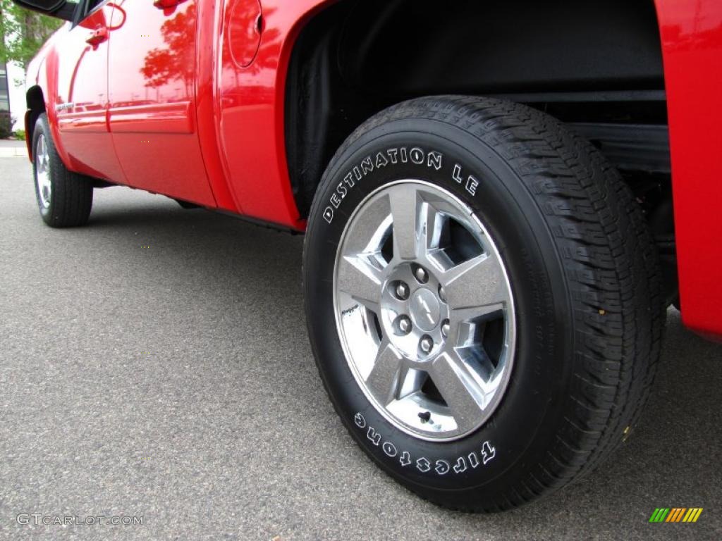 2009 Silverado 1500 LTZ Crew Cab 4x4 - Victory Red / Ebony photo #13