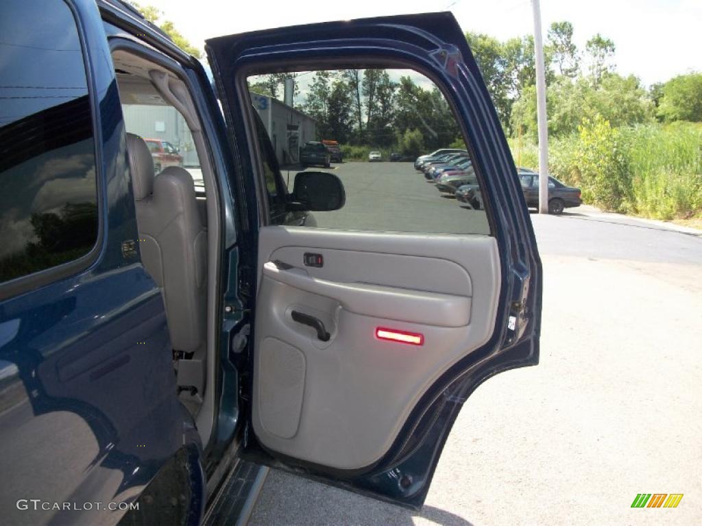 2005 Yukon SLT 4x4 - Blue Green Crystal / Pewter/Dark Pewter photo #16