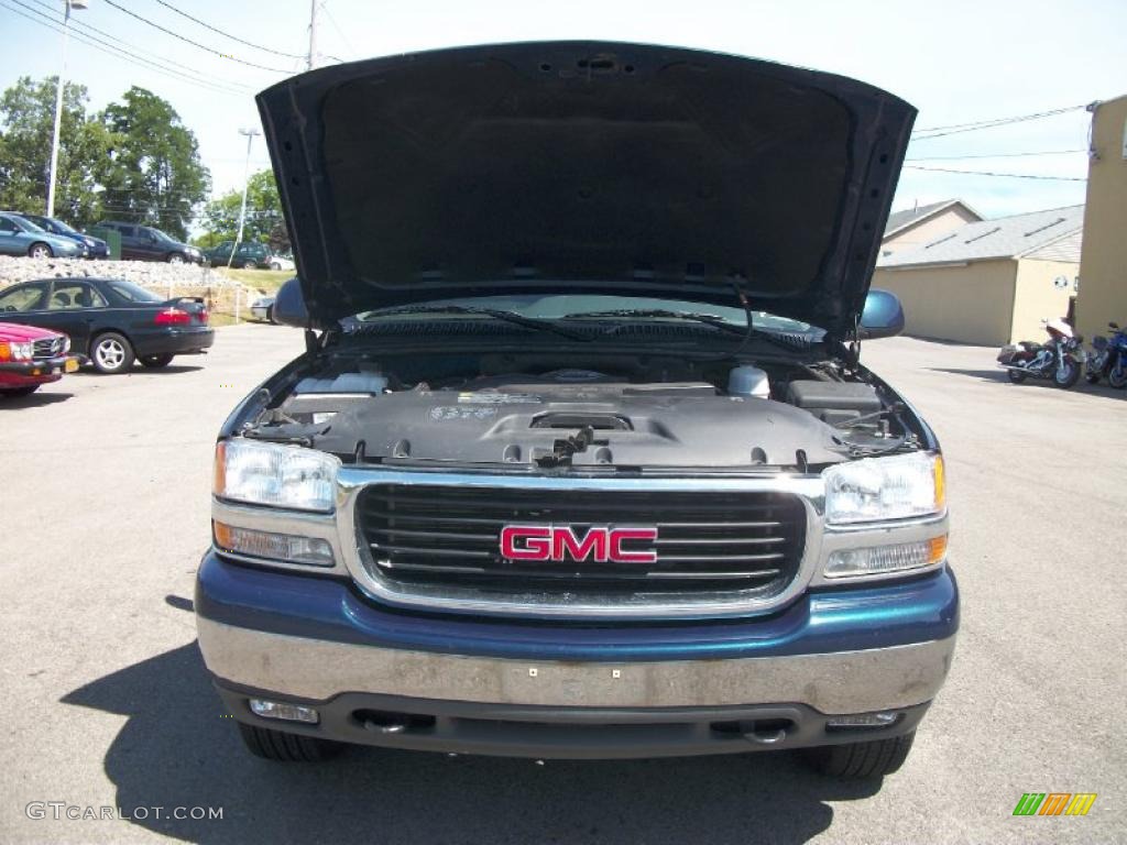 2005 Yukon SLT 4x4 - Blue Green Crystal / Pewter/Dark Pewter photo #21