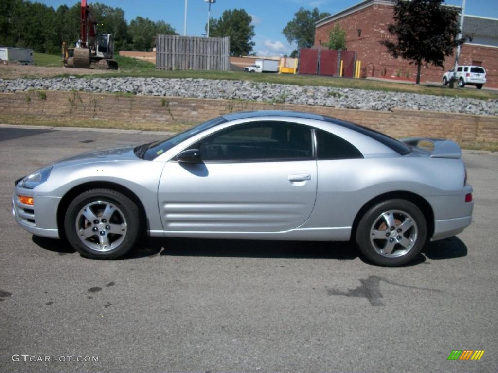 2003 Eclipse GS Coupe - Sterling Silver Metallic / Midnight photo #2