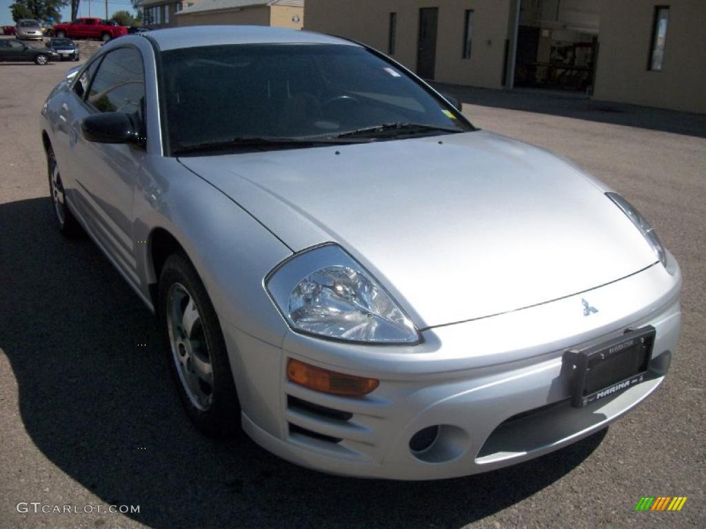 2003 Eclipse GS Coupe - Sterling Silver Metallic / Midnight photo #7