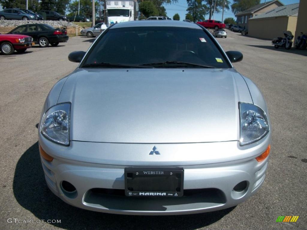 2003 Eclipse GS Coupe - Sterling Silver Metallic / Midnight photo #8