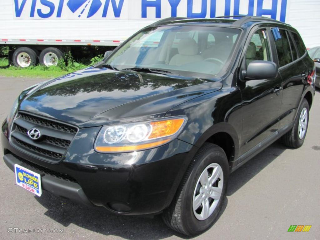 Ebony Black Hyundai Santa Fe