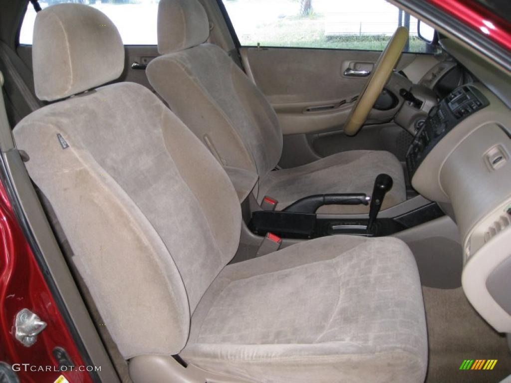 2001 Accord EX Sedan - Firepepper Red Pearl / Ivory photo #25