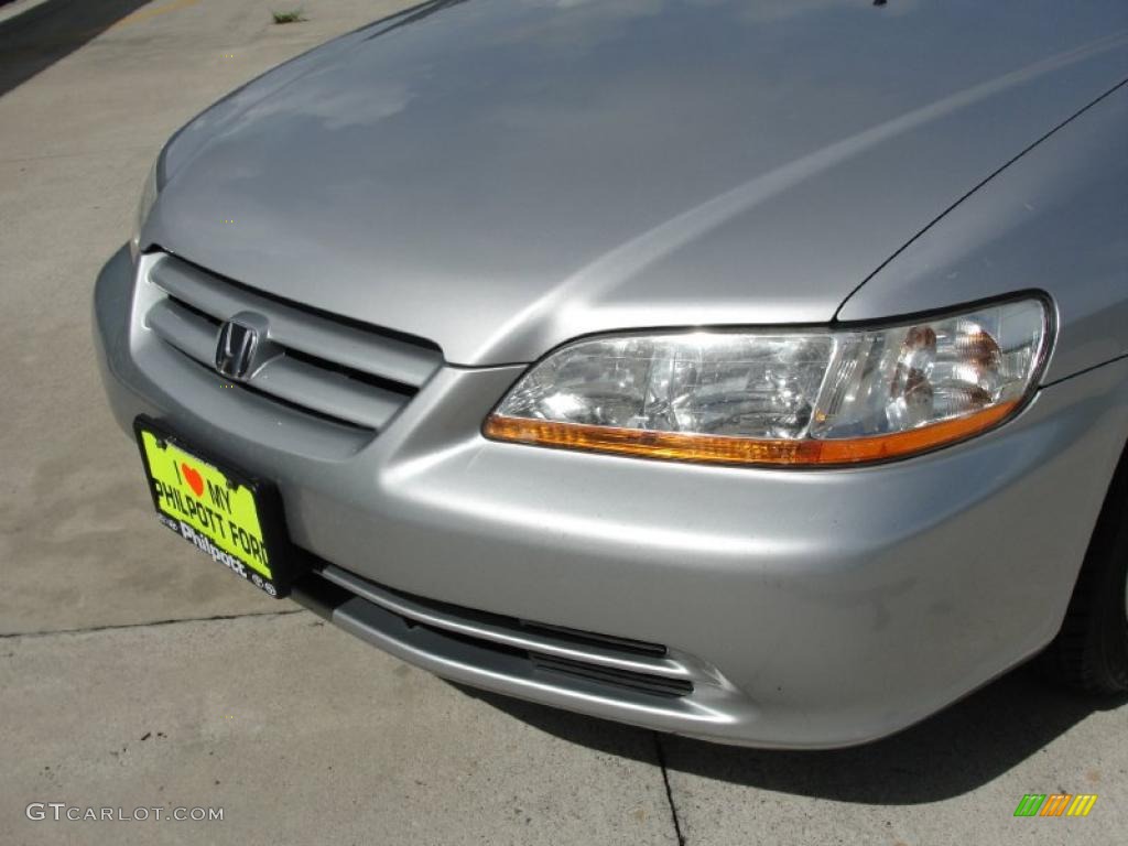 2002 Accord SE Sedan - Satin Silver Metallic / Quartz Gray photo #11
