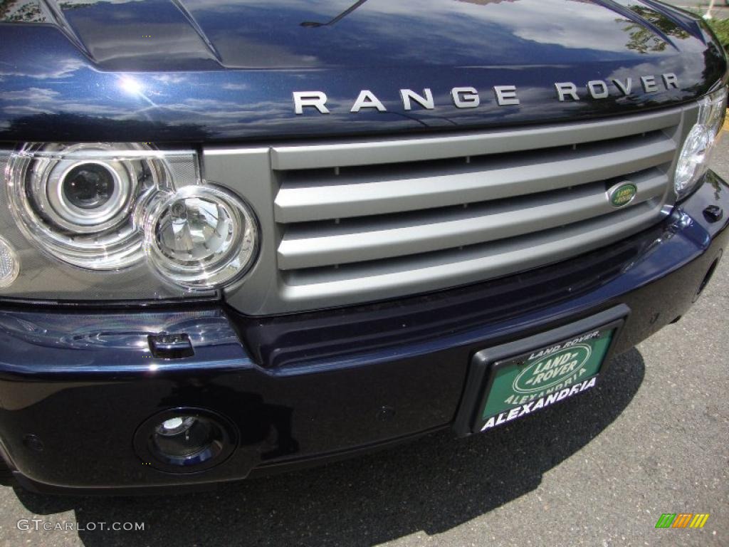 2008 Range Rover V8 HSE - Buckingham Blue Metallic / Sand/Jet photo #9