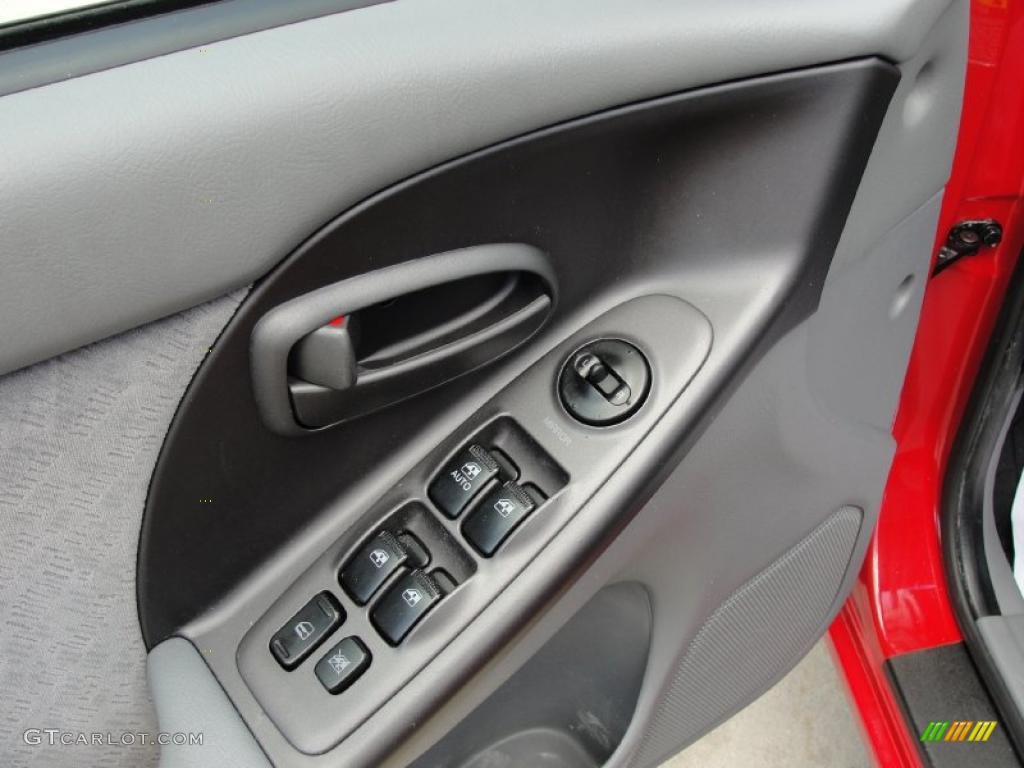 2004 Elantra GLS Sedan - Rally Red / Gray photo #29