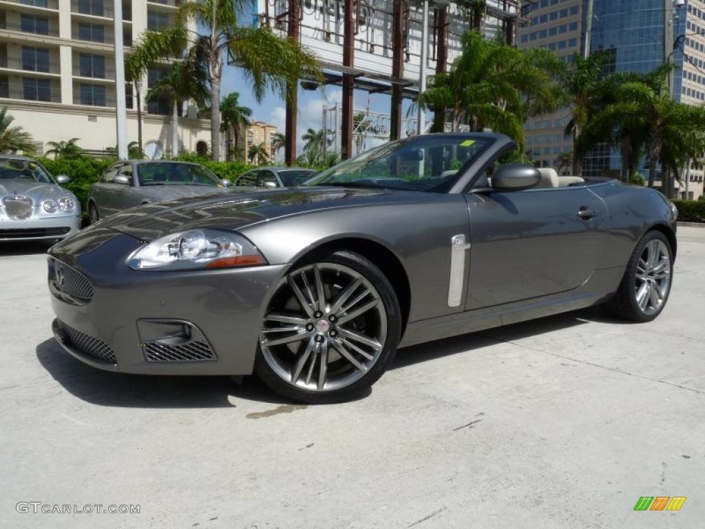 2009 XK XKR Portfolio Edition Convertible - Shadow Gray / Ivory/Charcoal photo #1